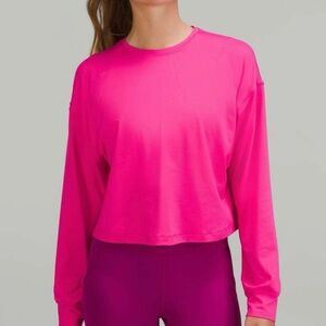 Lululemon Abrasion-Resistant Training Long Sleeve Shirt Sonic Pink